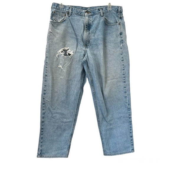 Carhartt Distressed Straight Leg Jeans - 40/30 - Picture 1 of 10